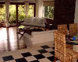 Living room with wooden floor board attracts most Caucasians. 